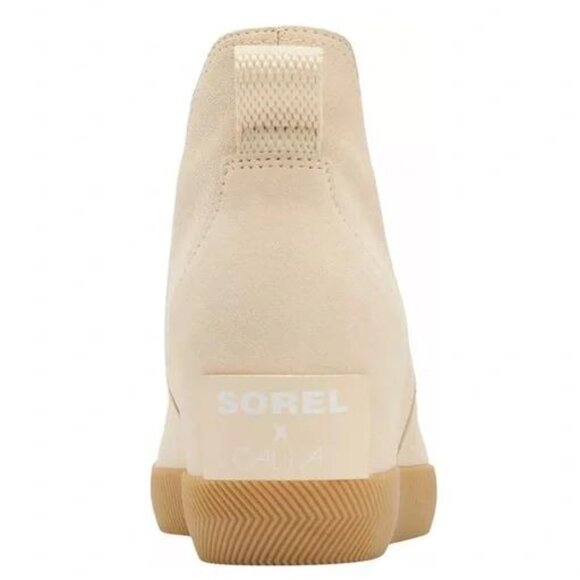 NWT SOREL X CALIA Women's Out 'N About Slip-On Waterproof Wedge Booties - Picture 2 of 5